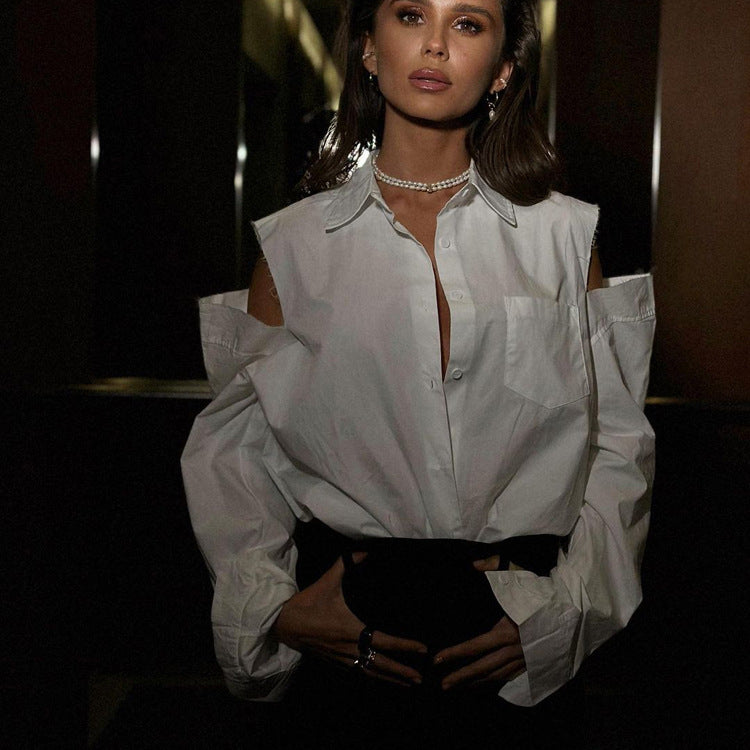 White Collared Shirt