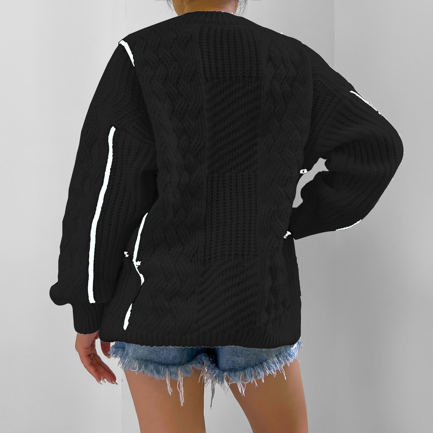 Lantern Sleeve Sweater Sweater